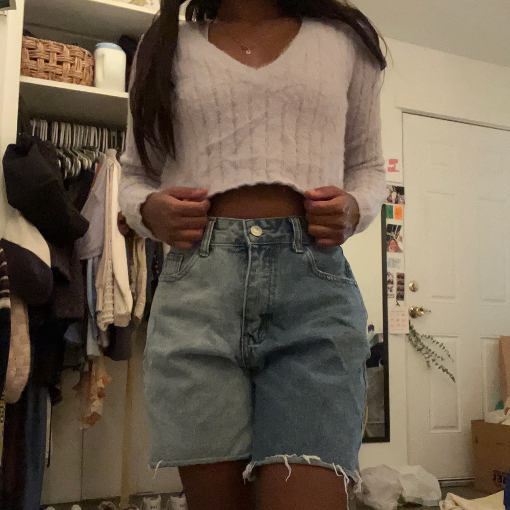 Ribbed lavender sweater!